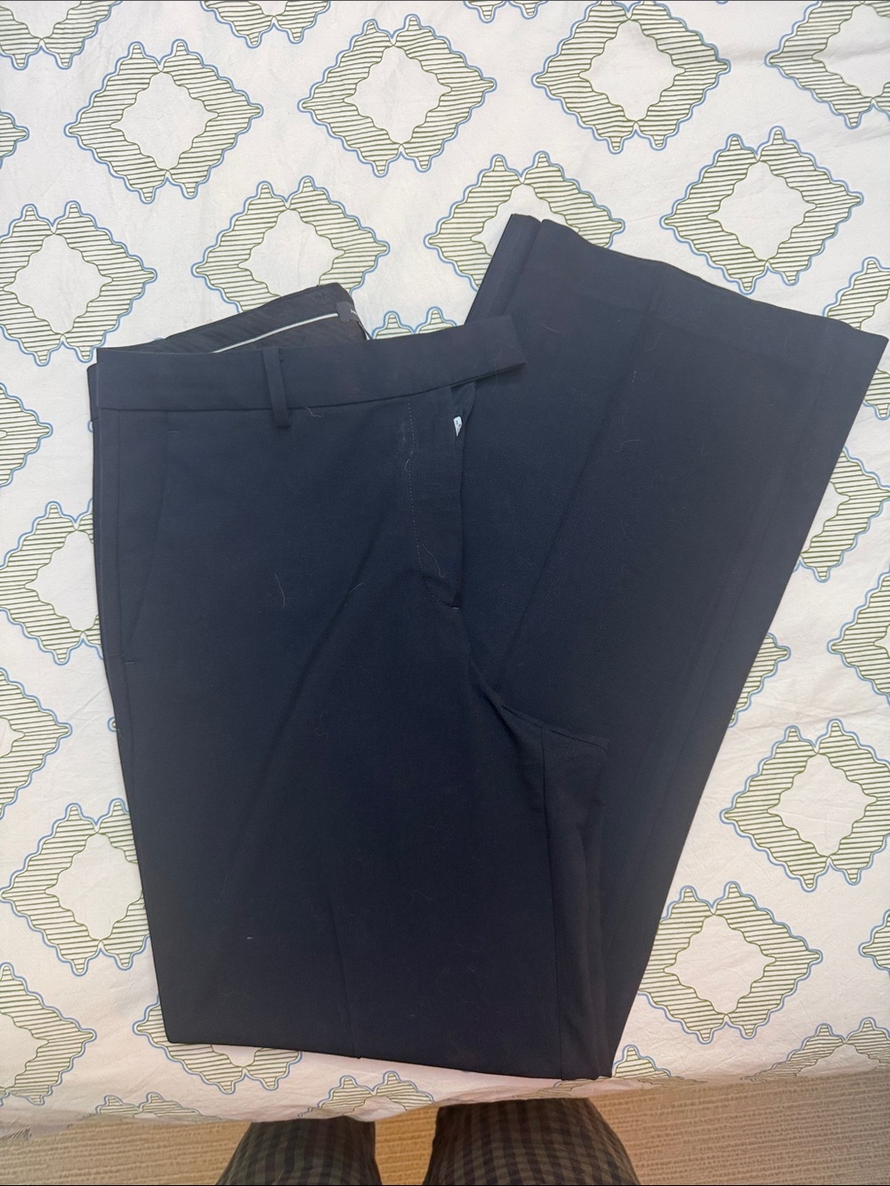Ann Taylor woman navy Dress Pants - size 12 Classic Tailored Fit
